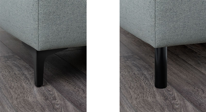 Polsterbett Fuss Hoch Schwarz Metall Bettenstudio Sieker Velbert