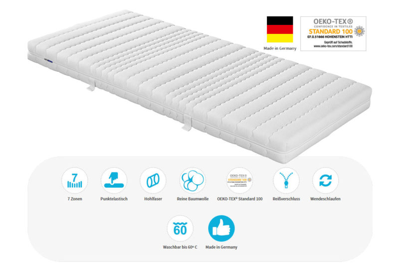 Matratze Kaltschaum Malie 7 Zonen Bettenfachgeschaeft Bettenstudio Velbert Essen Wuppertal Bochum Sieker